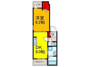 レジデンス香里の物件間取画像